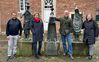 Philipp Hagemann, Elke Kraut-Kleinschmidt, Thomas Dirksen und Heike Park auf dem Pantaleonplatz